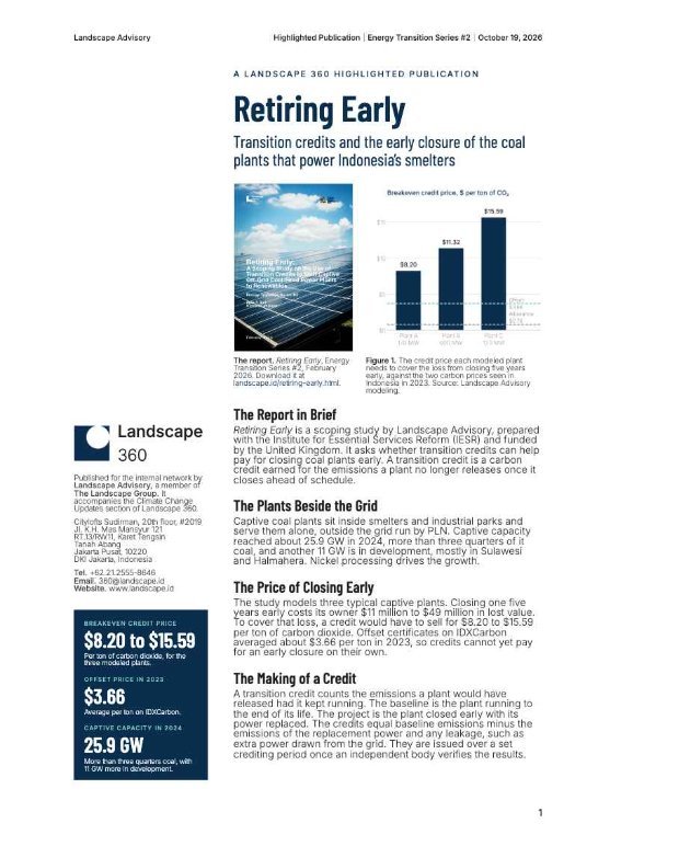 First page — Retiring Early